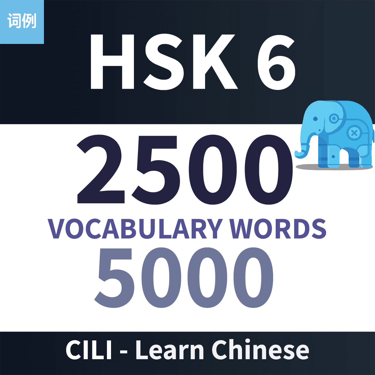 HSK 1–6 Complete Vocabulary & Sentence Pack - HSK level 6 cover